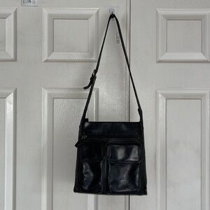 Fossil The New American Classic Black Leather Shoulder Bag